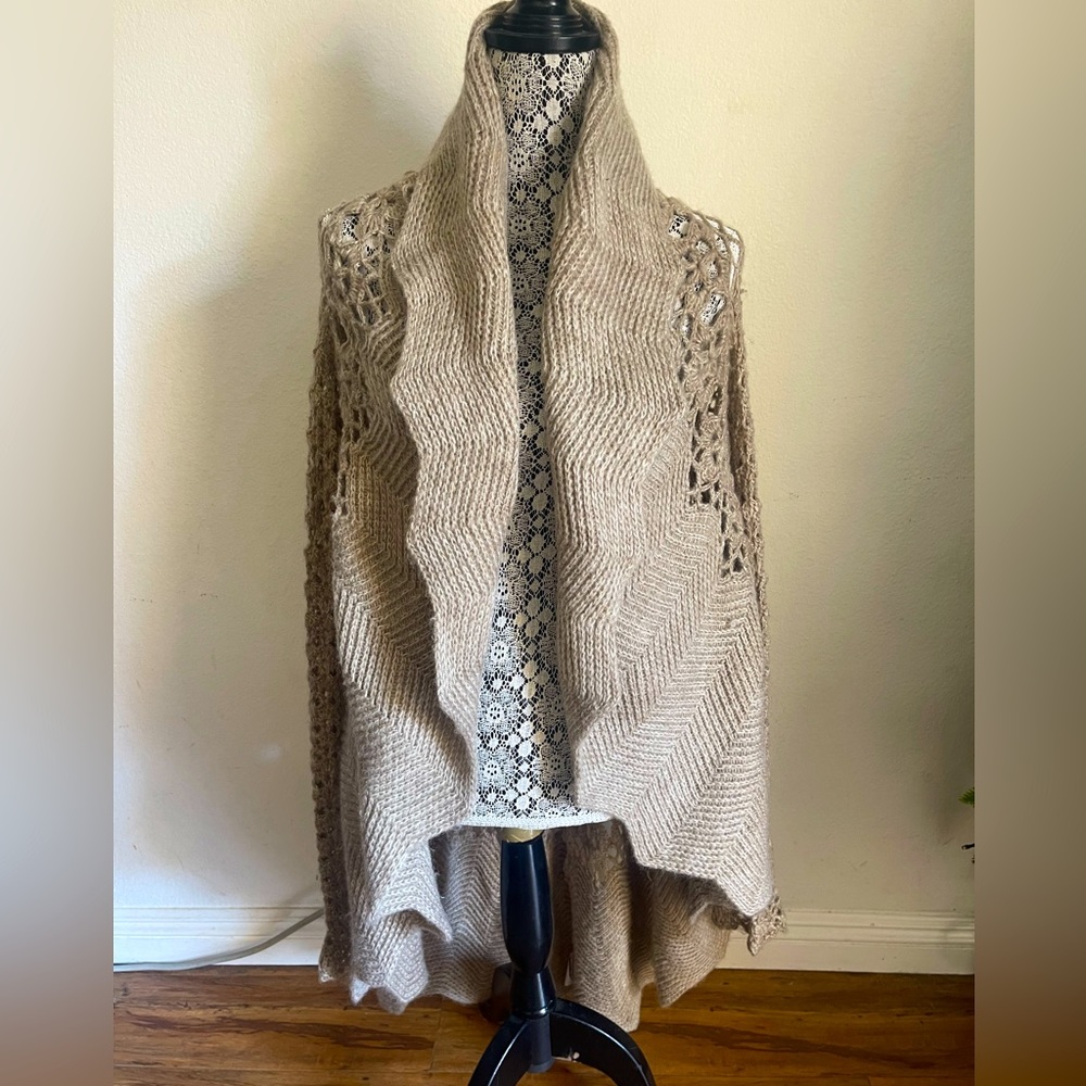 COSTA BLANCA COLLECTION~Crochet cardigan~open front~size M/L